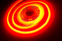 Mini nejtenčí LED pásek šířka 3mm, 180led/m, 12V, červená 