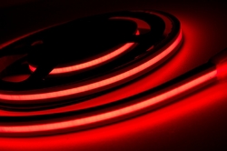 COB LED pásek 480led/m, 12V, 9W/m, červená, IP67