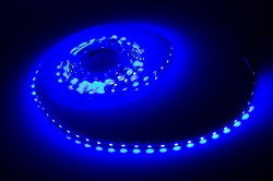 Mini nejtenčí LED pásek šířka 3mm, 90led/m, 12V, modrá