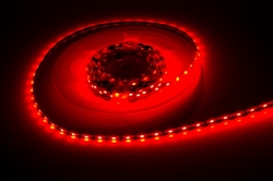 Mini nejtenčí LED pásek šířka 3mm, 90led/m, 12V, červená