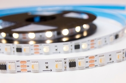 LED pásek digitální WS2814 RGBW, teplá bílá, 12V, 60led/m, 1 metr, IP30