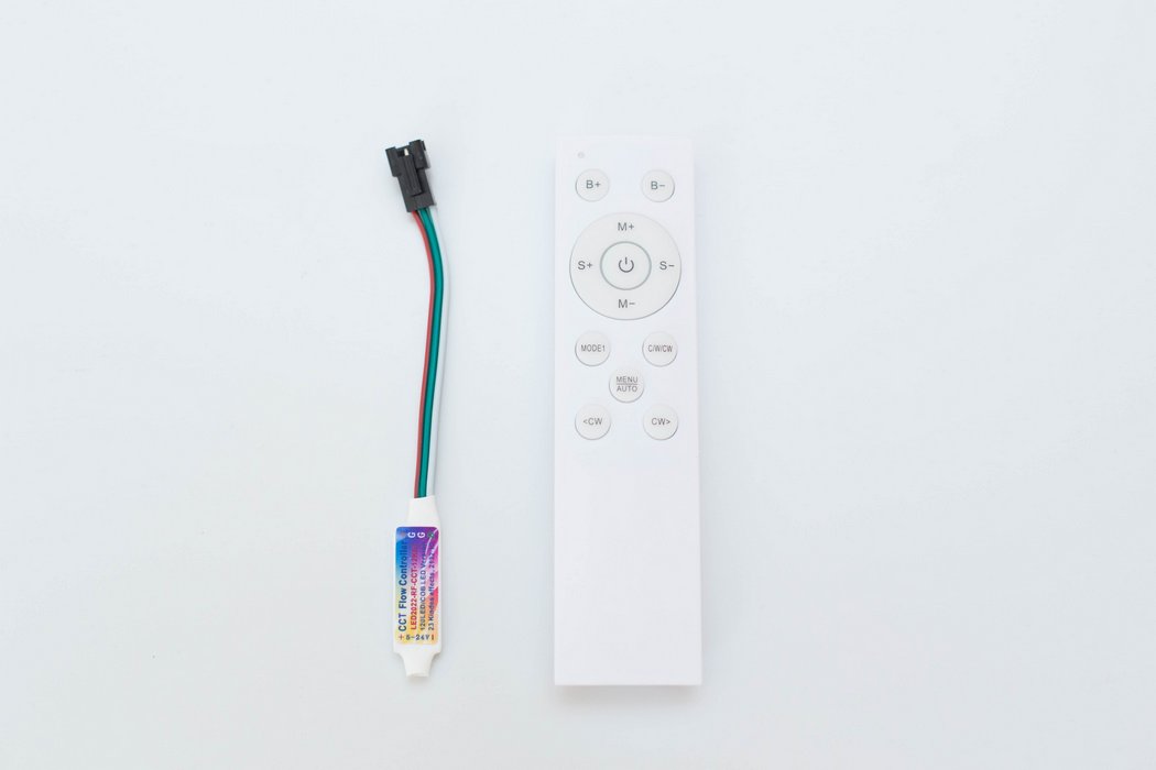 Ovladač běžících CCT digitálních LED pásků s dálkovým ovládáním