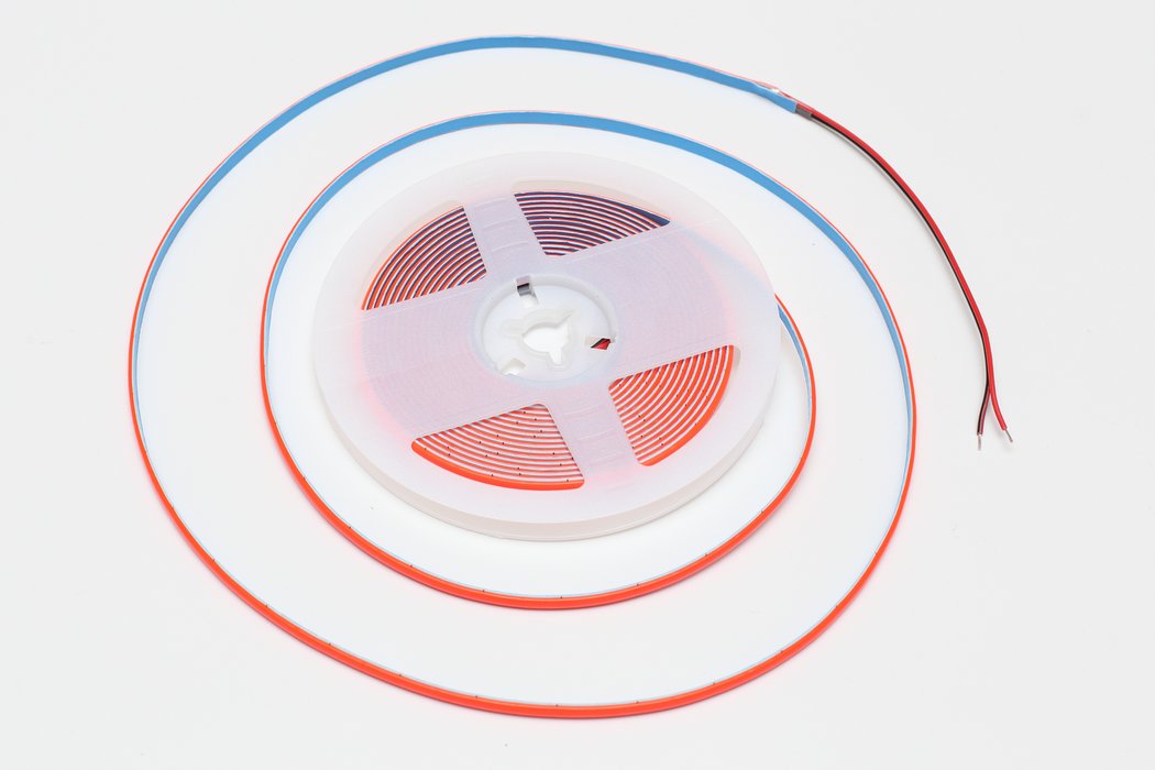 COB LED pásek 400led/m, šířka 5mm, 24V, 7W/m, červená