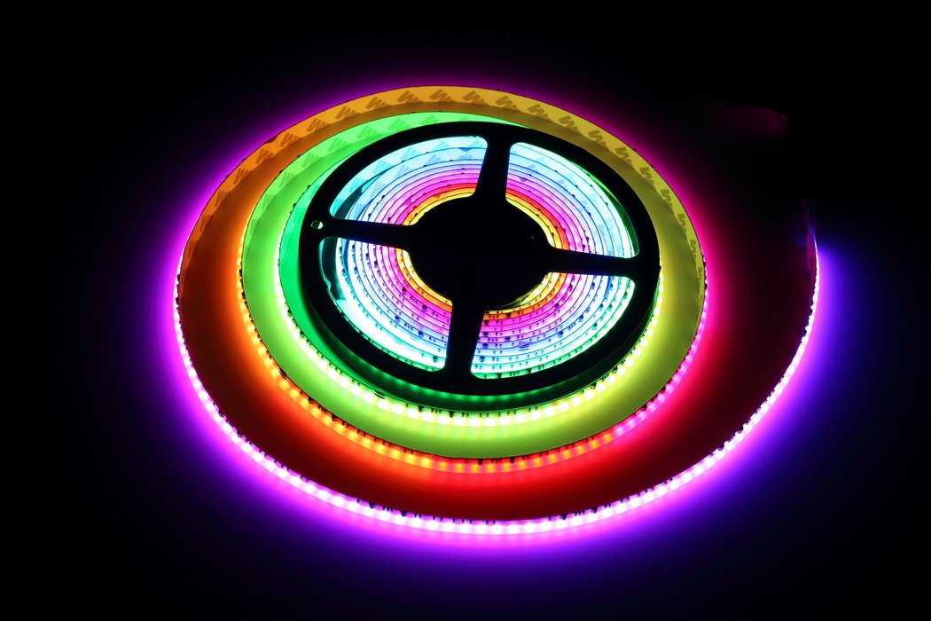Digitální COB LED pásek WS2811, RGBCCT, 24V, 840led/m, 1 metr