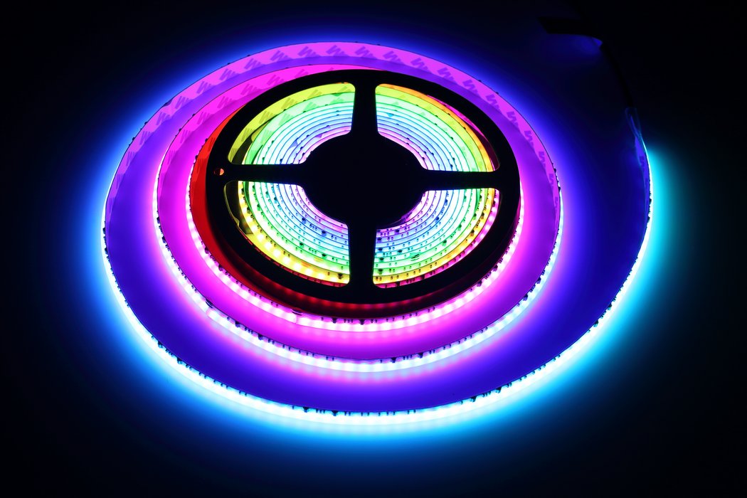 Digitální COB LED pásek WS2811, RGBCCT, 24V, 840led/m, 1 metr